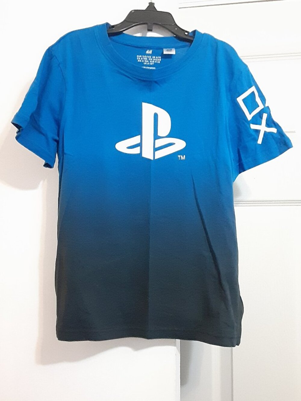 H&M Boys Playstation Size 8/10 T-Shirt Short Sleeve